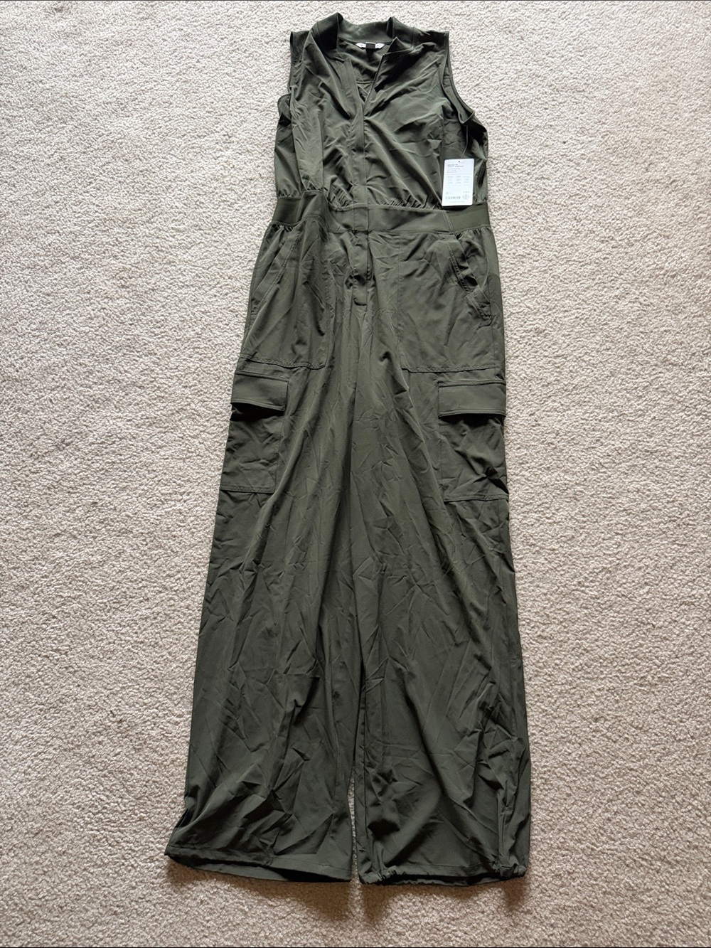 NWT Athleta Brooklyn utility jumpsuit size 14T